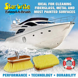 Premium Synthetic Wood Brush - Soft - Yellow | Star Brite 040170 - macomb-marine-parts.myshopify.com