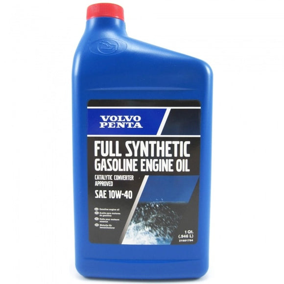 Full Synthetic Engine Oil Quart 10W-40  | Volvo 21681794 - macomb-marine-parts.myshopify.com