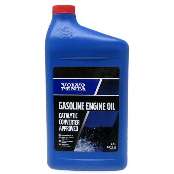 Gasoline Engine Oil Quart 10W-30 | Volvo 3847302 - macomb-marine-parts.myshopify.com