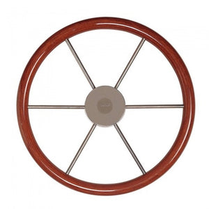 Steering Wheel - Mahogany Rim | Vetus KW55 - macomb-marine-parts.myshopify.com